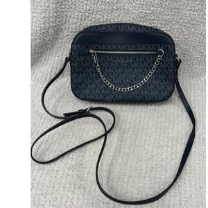Michael Kors Navy Signature Print Crossbody #67113